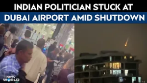 Dubai Airport Shutdown News | Karnataka MLC Stuck At Dubai Airport Amid Israel-Iran Escalation