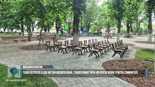 Over 5,300 sqm of land in Moșnița Nouă transformed into a green space for the community