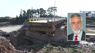 Εσερίδης: «Δύσκολα θα παραδοθεί η γέφυρα Ξηριά μέχρι το τέλος Ιουλίου»