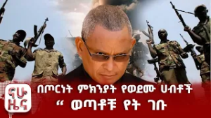 በጦርነት ምክንያት የወደሙ ሀብቶች - ወጣቶቹ የት ገቡ?