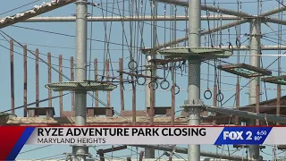 Ryze Adventure Park in Maryland Heights has closed