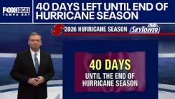 40 days left until end of hurricane season
