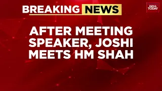 Breaking News: Education Minister Pralhad Joshi Meets Amit Shah After Meet With LS Speaker Om Birla