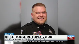Officer recovering from ATV crash while on duty