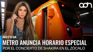Metro de la CDMX anuncia horario especial por concierto de Shakira
