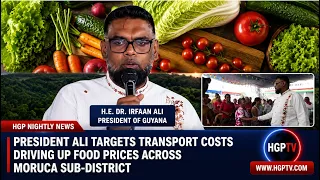 President Ali Targets Transport Costs Driving Up Food Prices Across Moruca Sub-District