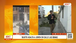 Trujillo: Suspect robs young man on Las Dunas Street
