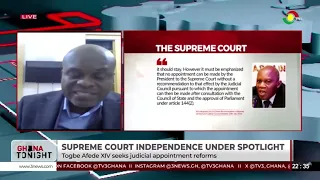 Togbe Afede XIV seeks judicial appointment reforms, raising questions of court expansion
