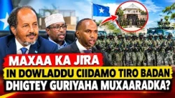 Dowlada oo ciidamadii ugu badnaa dhigtay aaga Garoonka Aadan Cade & dhaq dhaqaaqyo ciidan oo socda.