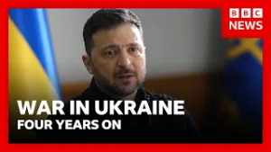 Russia's Putin has started WW3 and must be stopped, Ukraine's Zelensky says | BBC News