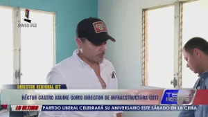 Héctor Castro asume como director de infraestructura (SIT)
