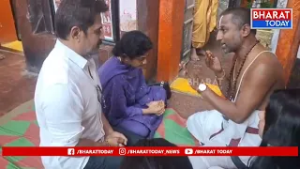 కొండగట్టు అంజన్న స్వామిని దర్శించుకున్న సినీ నటుడు అర్జున్ దంపతులు | BT