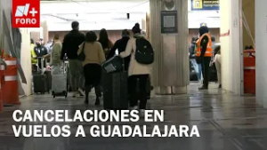 ¿Hay vuelos cancelados a Guadalajara hoy en el AICM?