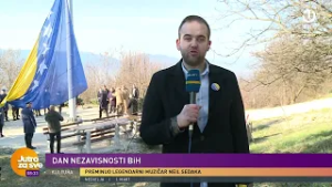 Jutro za sve: Podizanjem zastave na sarajevskom brdu Hum počelo obilježavanje Dana nezavisnosti BiH