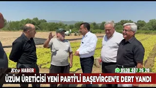 Grape Growers Voice Their Concerns to Başevirgen
