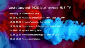 Vastelaovend programma omroep ML5 2026