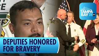 Hillsborough County deputies honored after surviving July ambush