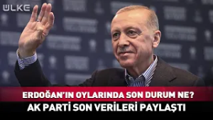 AK Parti Erdoğan'ın Oy Oranını Paylaştı #haber