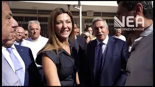 ΠΡΩΤΟ ΚΟΥΔΟΥΝΙ ΗΡΑΚΛΕΙΟ ΠΑΡΟΥΣΙΑ ΤΗΣ ΥΠΟΥΡΓΟΥ ΠΑΙΔΕΙΑ