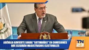 Arévalo advierte sobre "artimañas" en comisiones que elegirán magistrados electorales