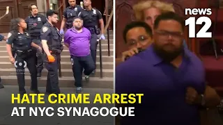 Bronx man arrested in hate crime attack at NYC synagogue