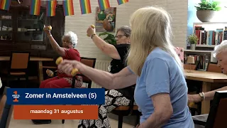 Summer in Amstelveen (5): Exercising with seniors at Huis aan de Poel