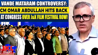 Omar Abdullah Responds to Congress | Vande Mataram Row Intensifies in J&K | Jammu Kashmir News