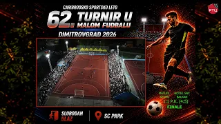 FINALNA UTAKMICA 62. TURNIRA U MALOM FUDBALU - "MATLEX AZURO" - "HOTEL SAKS BALKAN" 1:1 P.K. (4:5)