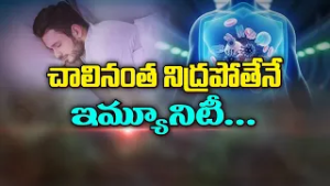 చాలినంత నిద్ర ఉంటేనే ఇమ్యూనిటీ | Immunity develops rapidly with sufficient sleep | Sukhibhava