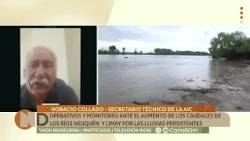 Monitoreo preventivo en los ríos Neuquén y Limay debido al aumento de sus caudales
