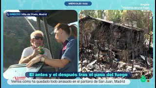 Abelardo, afectado por el incendio: "Ni mis hijos ni mis nietos lo volverán a ver como estaba" - MVT