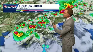 Impact Day Wednesday: Isolated strong storm possible, daily storm chances ahead