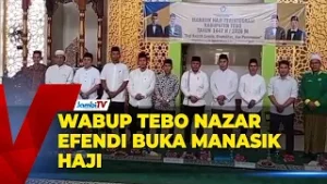 WABUP TEBO NAZAR EFENDI BUKA MANASIK HAJI