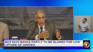 BOJ Says Banks Partly To Be Blamed For Low Uptake Of Jamdex  | TVJ Business Day