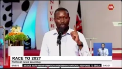 Sifuna exudes confidence of leaping from Senate to Presidency