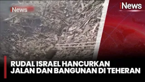 Rudal Israel Hancurkan Jalan dan Bangunan di Teheran | iNews Malam 28/2