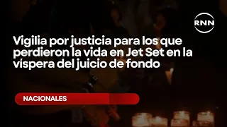 Vigil for justice for those who lost their lives at Jet Set on the eve of the trial
