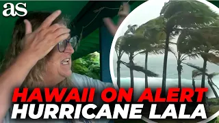 “The ocean could come INTO MY HOUSE”: Hawaii resident WORRIES as HURRICANE LALA APPROACHES