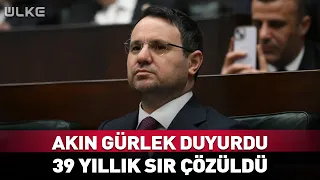 Akın Gürlek Announced! 39-Year-Old Mystery Solved #BreakingNews