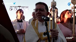 Ceuta accompanies the Virgin of Africa in a procession filled with faith and emotion