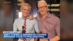 Andy Cohen and Anderson Cooper return to Philly with new, unscripted live show