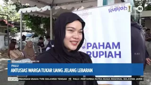 STHI - Antusias Warga Tukar Uang Jelang Lebaran