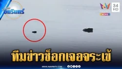 ทีมข่าวอมรินทร์เจอกับตัว จระเข้โผล่ใกล้ๆ | ข่าวเที่ยงอมรินทร์ | 13 ต.ค. 69