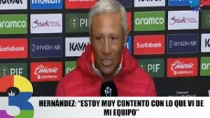 Hernández: “Estoy muy contento con lo que vi de mi equipo”