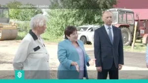 Жителям деревни Овцыно отремонтировали дорогу на центральной улице