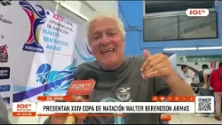 Trujillo: presentan XXIV copa de natación Walter Berendson armas