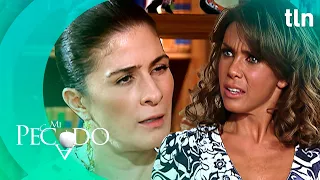 Delfina enfrenta a Justina por chismosa | Mi Pecado Capítulo 32 (Parte 3) | tlnovelas