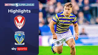 Wolves go top! | St Helens 6-18 Warrington Wolves | Super League highlights