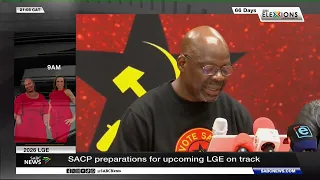 SACP's preparations for upcoming LGE on track