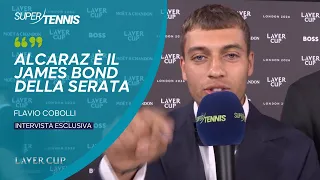 L'intervista esclusiva a Flavio Cobolli durante la serata di gala della Laver Cup